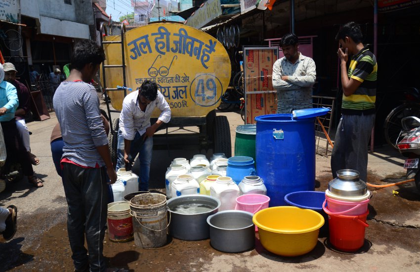 water crisis in garha