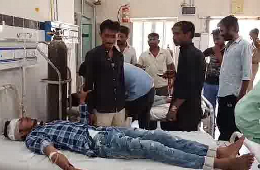 Face-to-face confrontation between bikes, two injured