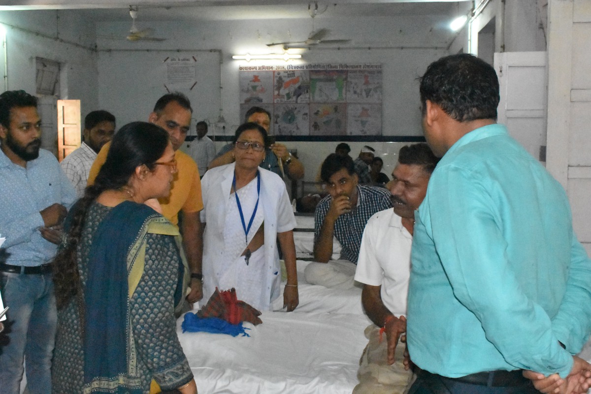 Chief Secretary Health did inspect the district hospital