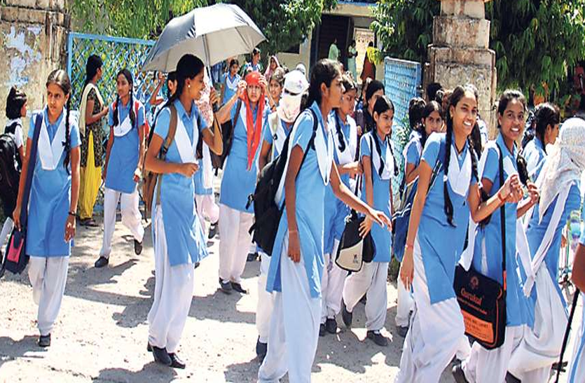 Students in science-commerce in Karauli district again again