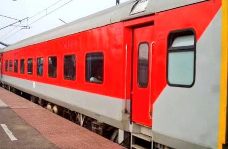 LHB coach in northwestern railway