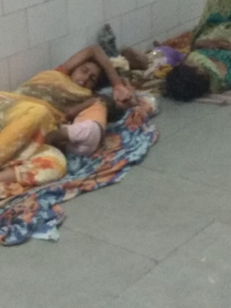 Locked in NRC, malnourished children forced to sleep outside