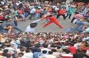 Lalya- Kalya Fair-- gives divotee satsons prasad