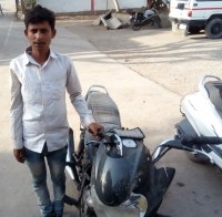 Bike thief caught in vehicle checking