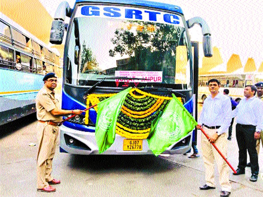 Volvo buses start from Surat to Kota and Jaipur