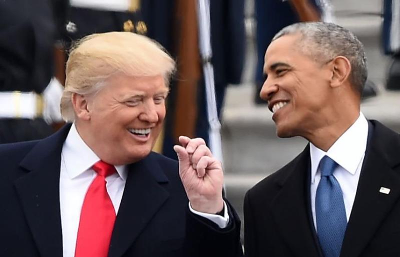 trump and obama