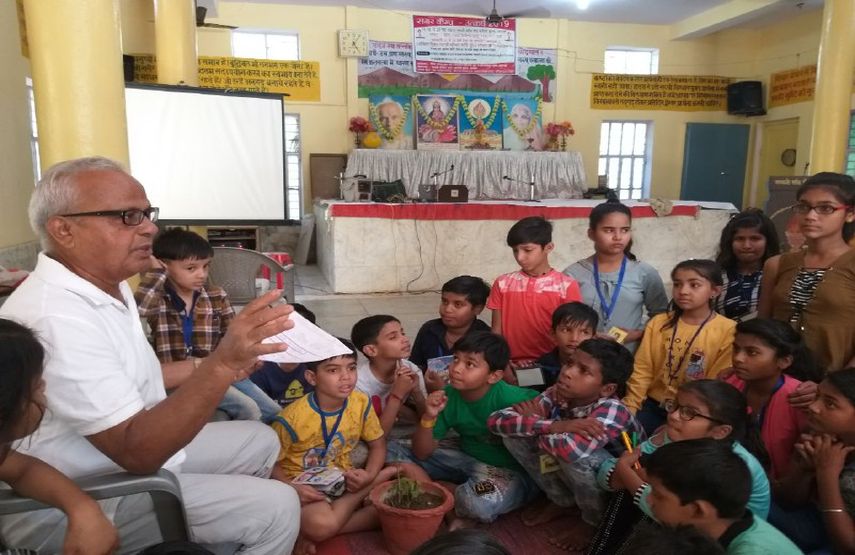 Training of havan, yoga and horticulture for children