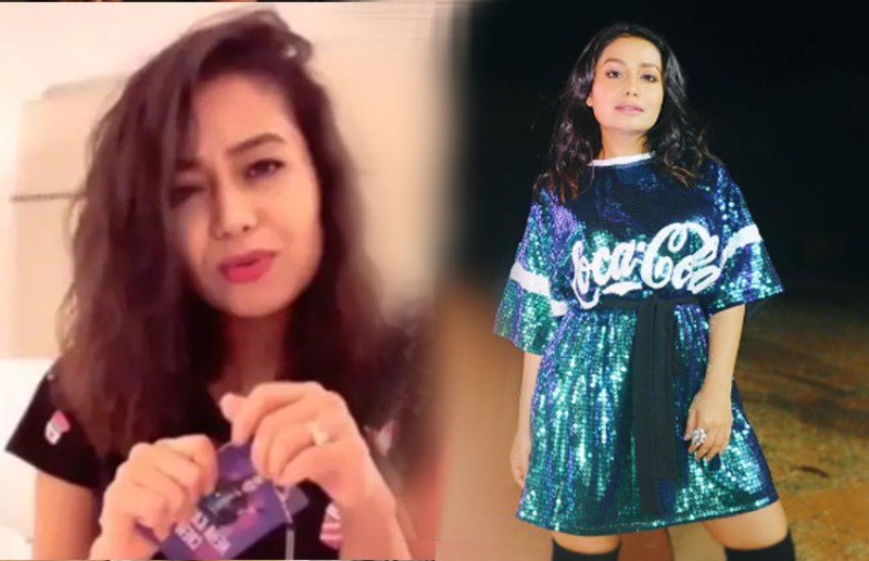 neha-kakkar-tik-tok-video-mere-chunne-chunne-pair-goes-viral