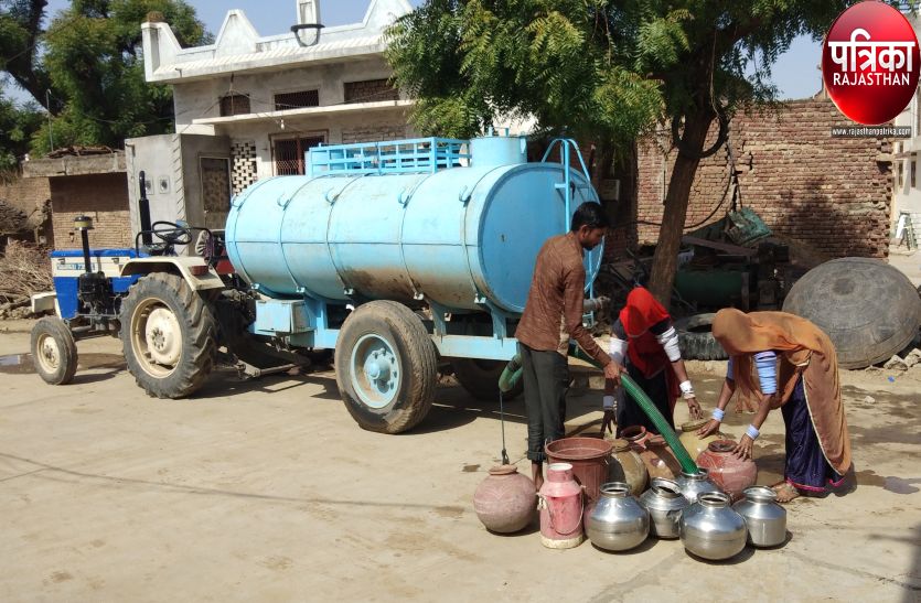 Drinking water crisis in Kana village of Pali district