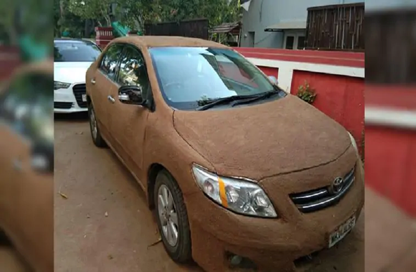 Ahmedabad car owner allegedly coats it with cow dung to keep it cool