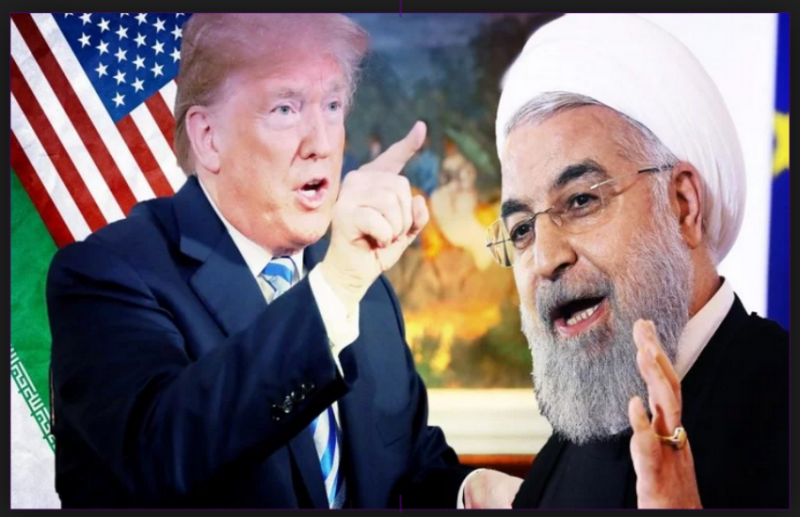 डोनाल्ड ट्रंप और हसन रूहानी