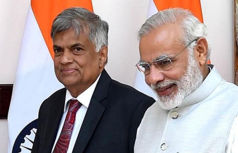 पीएम मोदी और रानिल विक्रमसिंघे