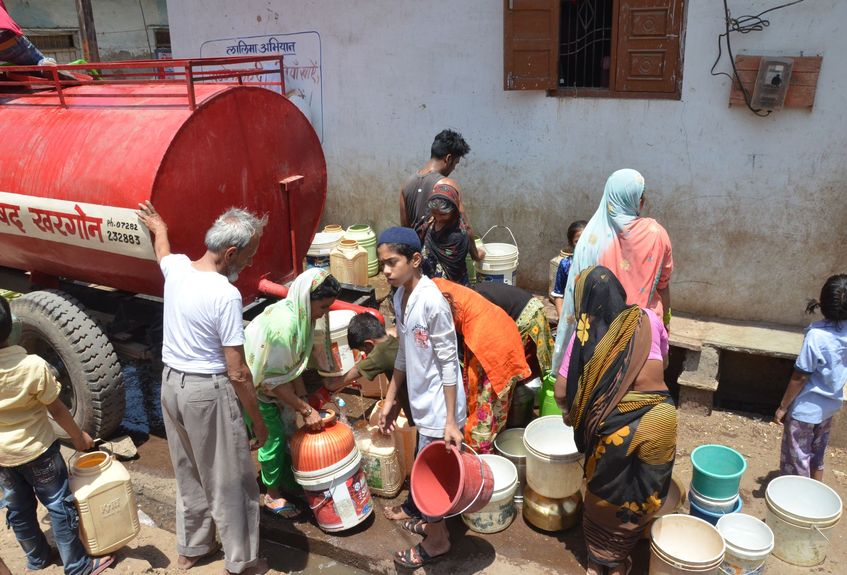 water crisis in khargone