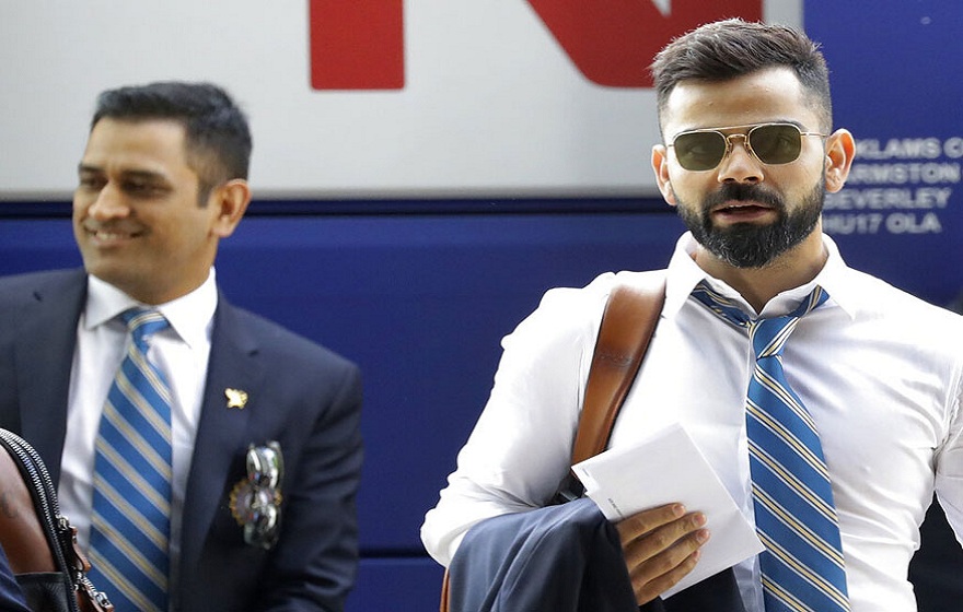 Virat kohli and Dhoni