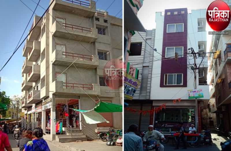 Neglect of building construction rules in pali
