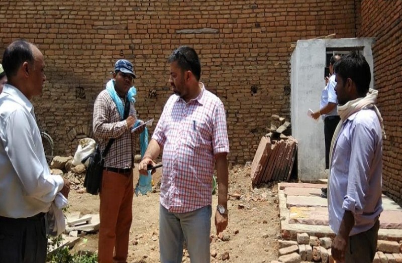 shauchalay nirman ghotala in lalitpur