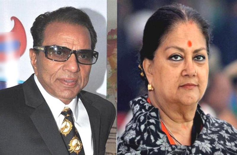 Actor and Bikaner Ex MP Dharmendra tweets on Vasundhara Raje