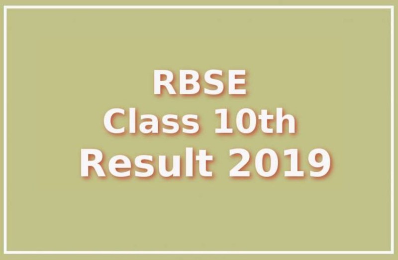 Rajasthan Board 10 result 2019