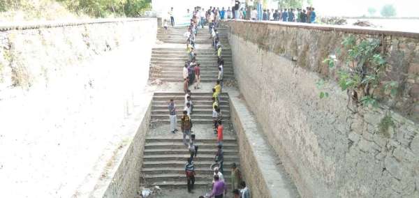 POHTO STORY: Under the Amritan Jalm Abhiyan, the workers have shed sweat, watch in the bagher