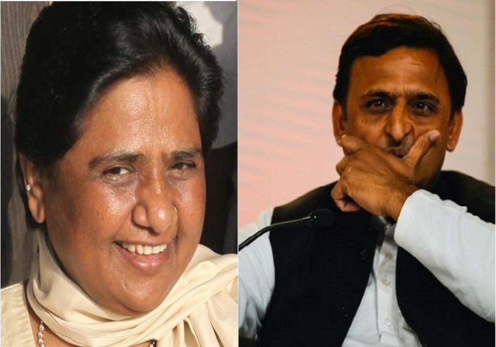 Akhilesh Yadav and Mayawati