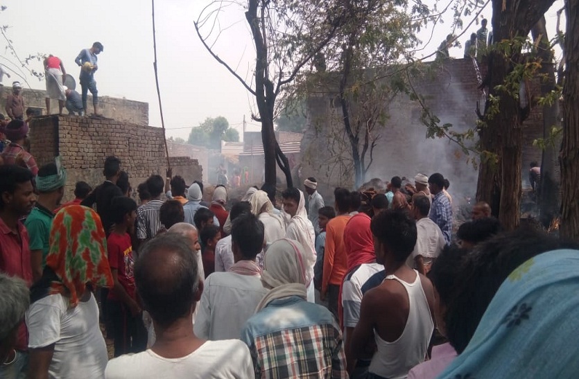 Bharatpur News: Woman died due to burn in fire