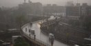 rain with hail strom
