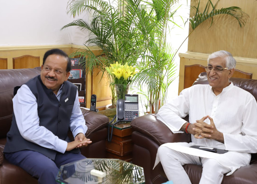 TS and Dr Harshvardhan