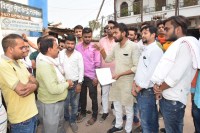 Due to power cut of overnight in satna city 