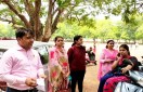 students stops by HOD