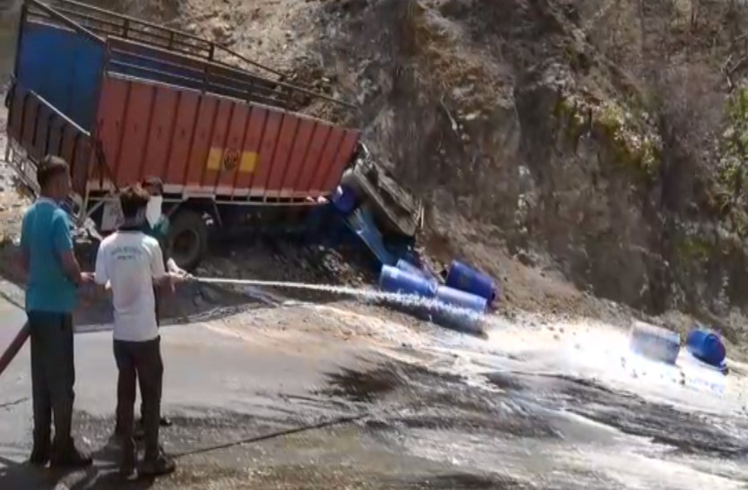 Dangerous accident in rajasthan