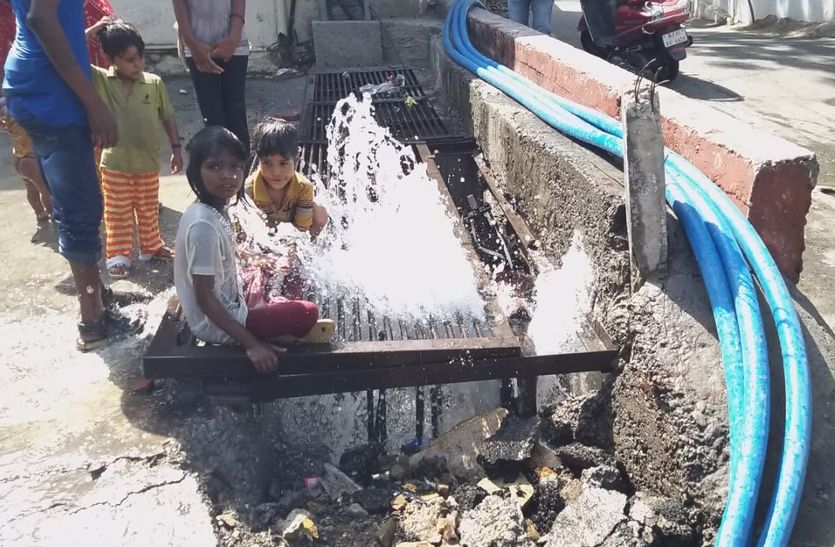 Ajmer water pipeline damage