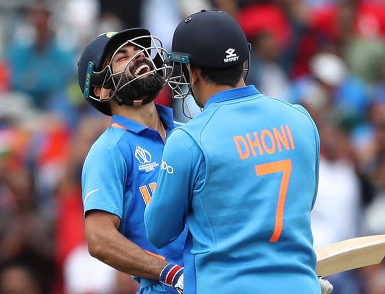 Virat kohli and MS Dhoni