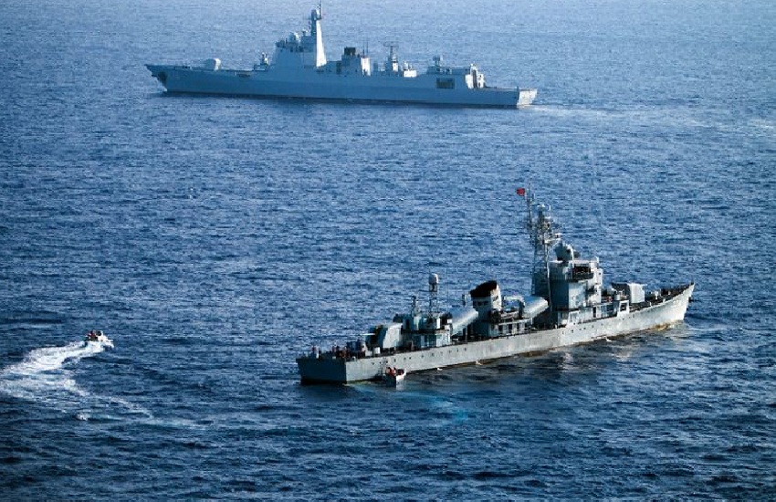 China's 10 sea ships 