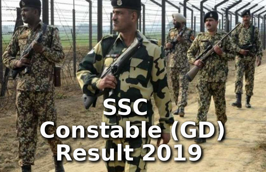 SSC Constable GD Result 2019