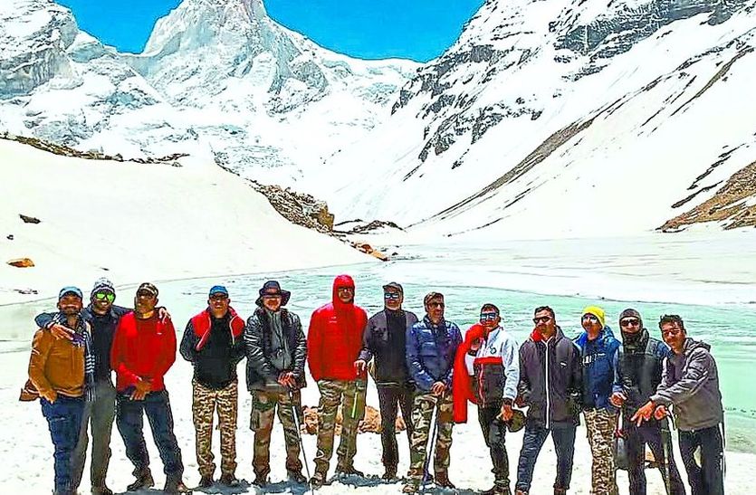 Alwar Trekkers Trek At Gangotri Glaciers