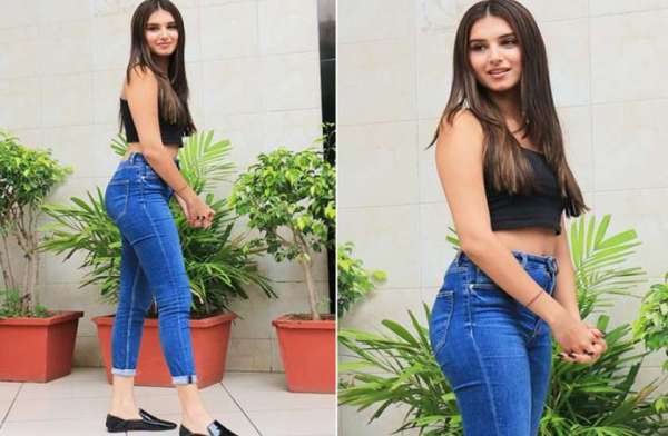 tara sutaria latest photos in crop top and jeans latest photos