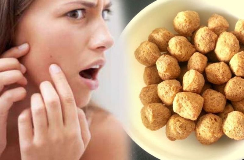 Do not directly use soya bean berry, is poisonous