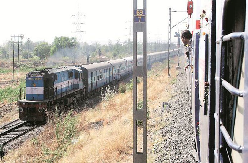 jhansi railway zone provide ORS in train