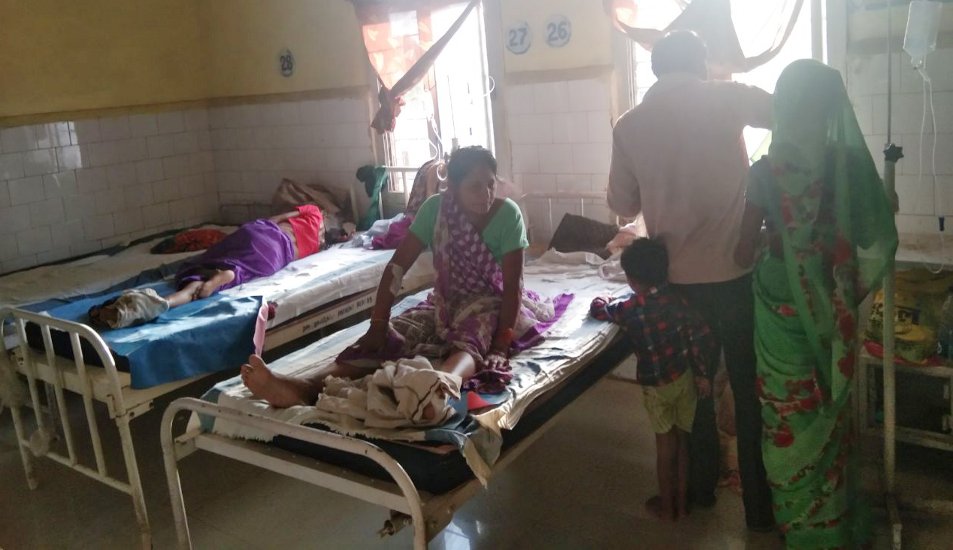 Singrauli district hospital in shabby condition