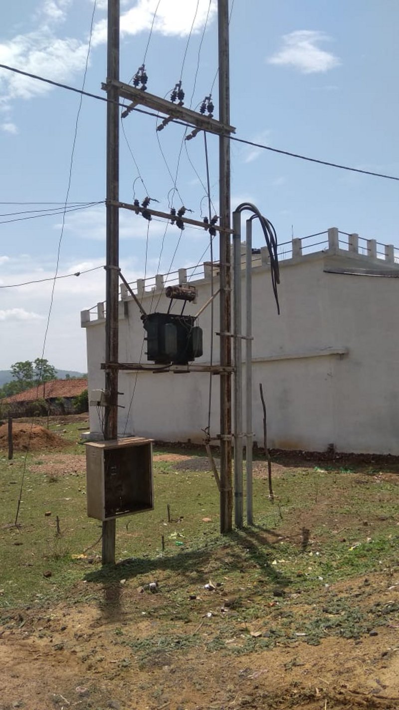 Four days to 48 villages in darkness officer in power supply negligenc