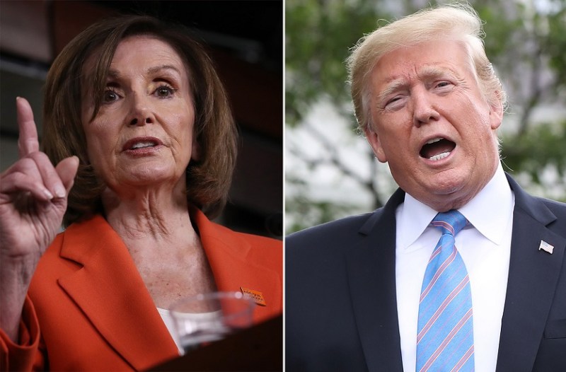 ट्रम्प और पेलोसी 