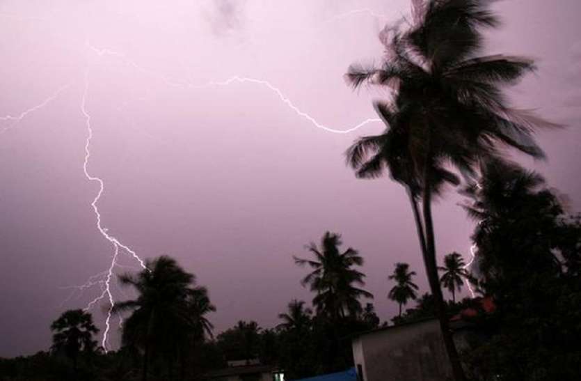 Thunderstorm in chhattisgarh  
