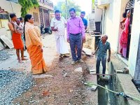 Satna Municipal Corporation Shoddy construction news in hindi