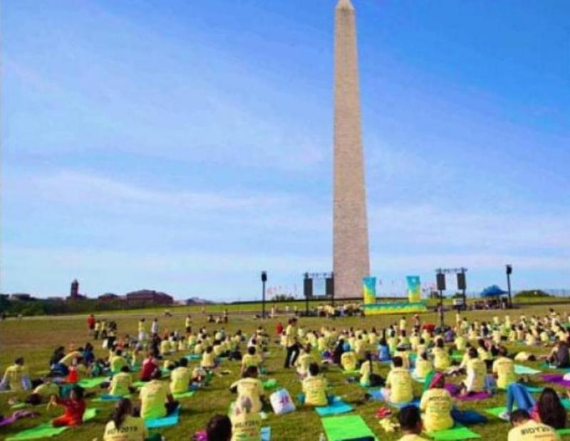 Yoga day in US