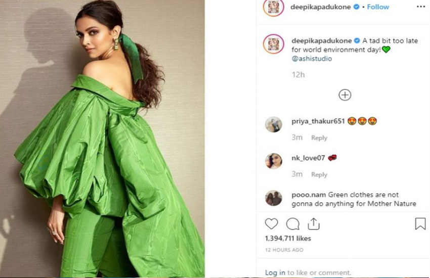 Deepika Padukone gets trolled in green dress