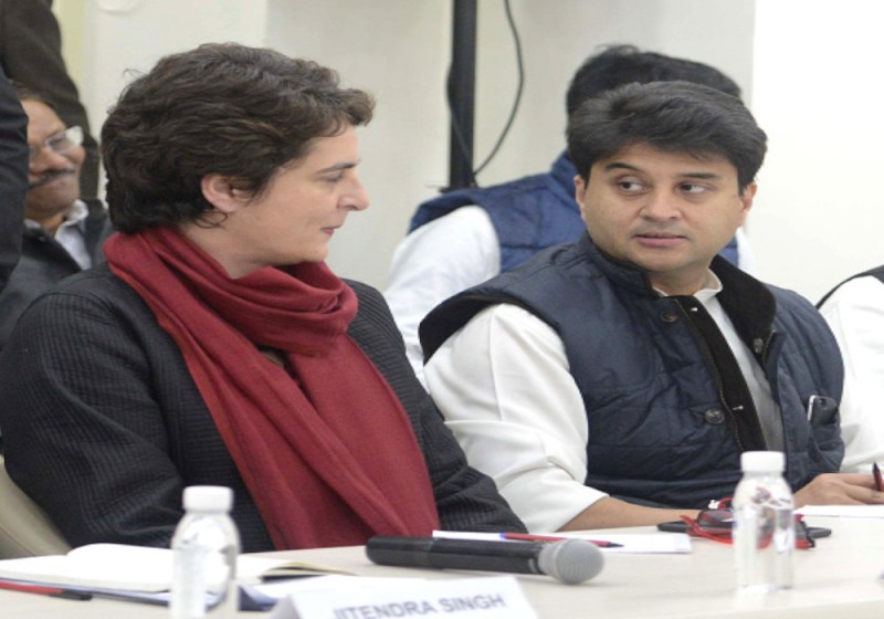 Uttar Pradesh bypolls, Congress, Priyanka Gandhi, Jyotiraditya Scindia, SP, BSP, BJP, Priyanka And Jyotiraditya, Jyotiraditya Scindia In Uttar Pradesh