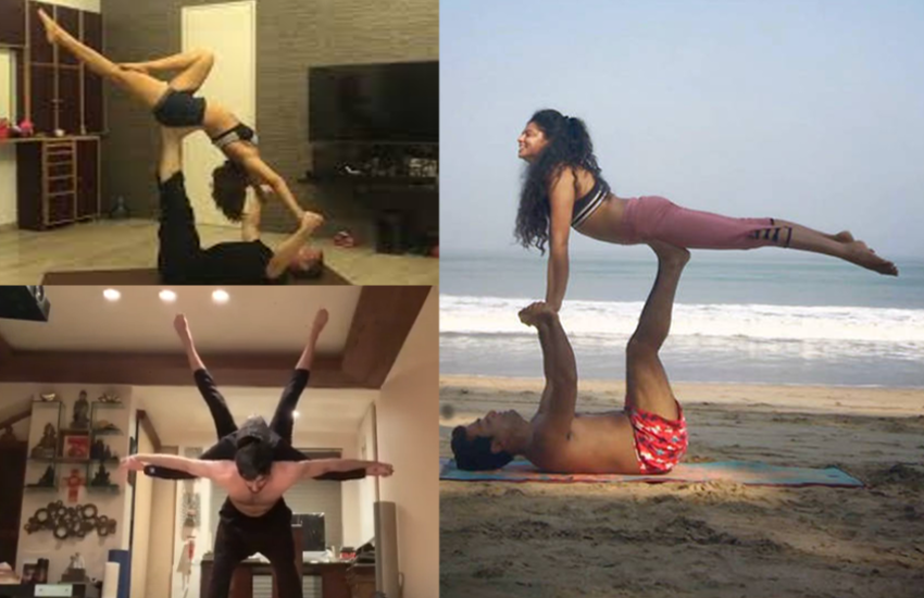 These Bollywood Actresses Amazing Yoga Practice with Husband