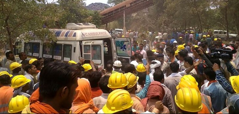 accident in Ultratech Cement Plant