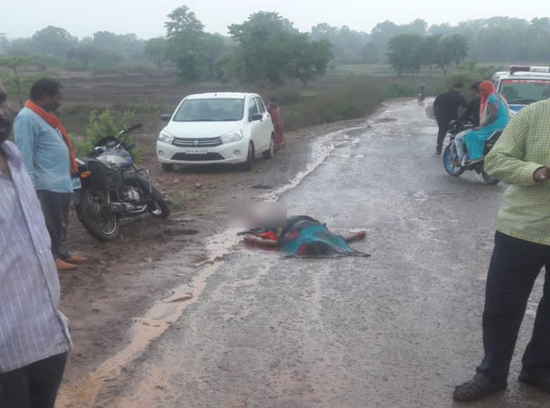 Wife crushed by truck