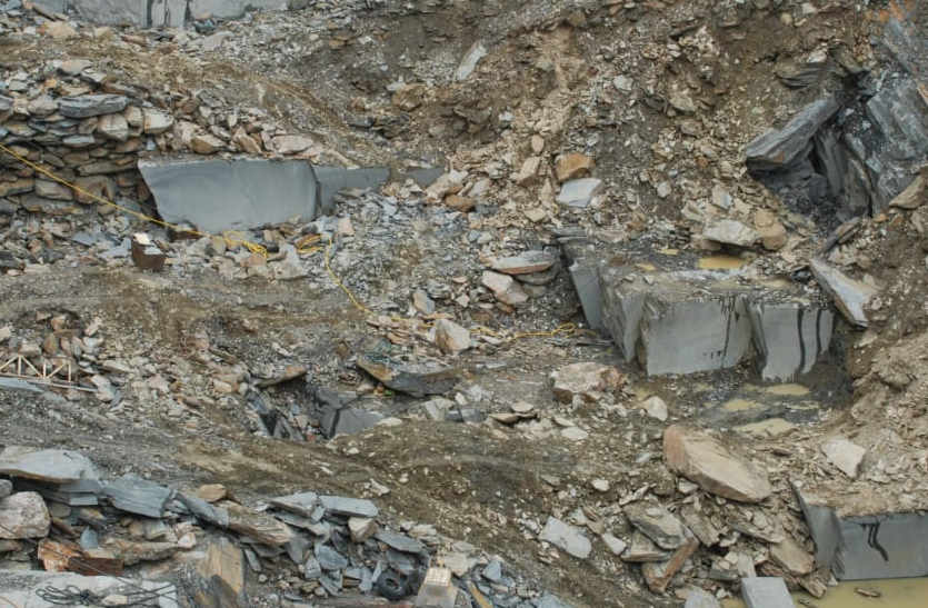 Illegal mining in bhilwara